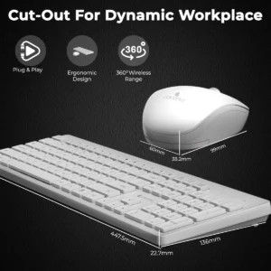 Delight Wireless Keyboard & Mouse Combo (2.4GHz)